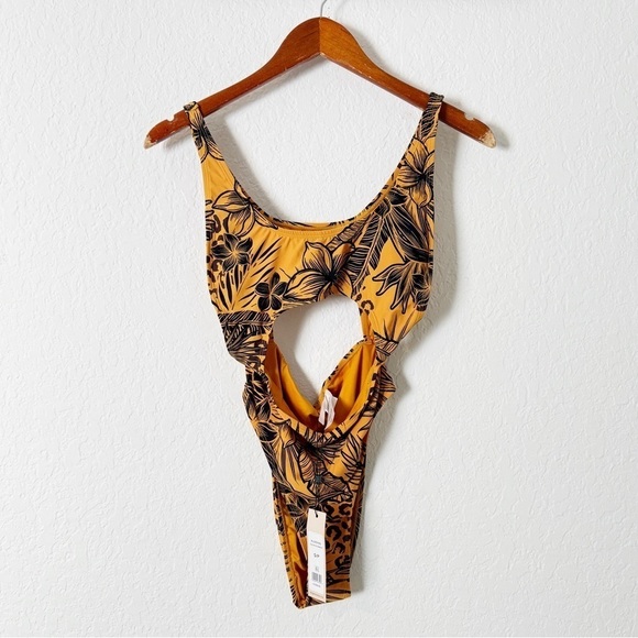 BCBGGeneration Floral One-Piece Swimsuit - Picture 4 of 6